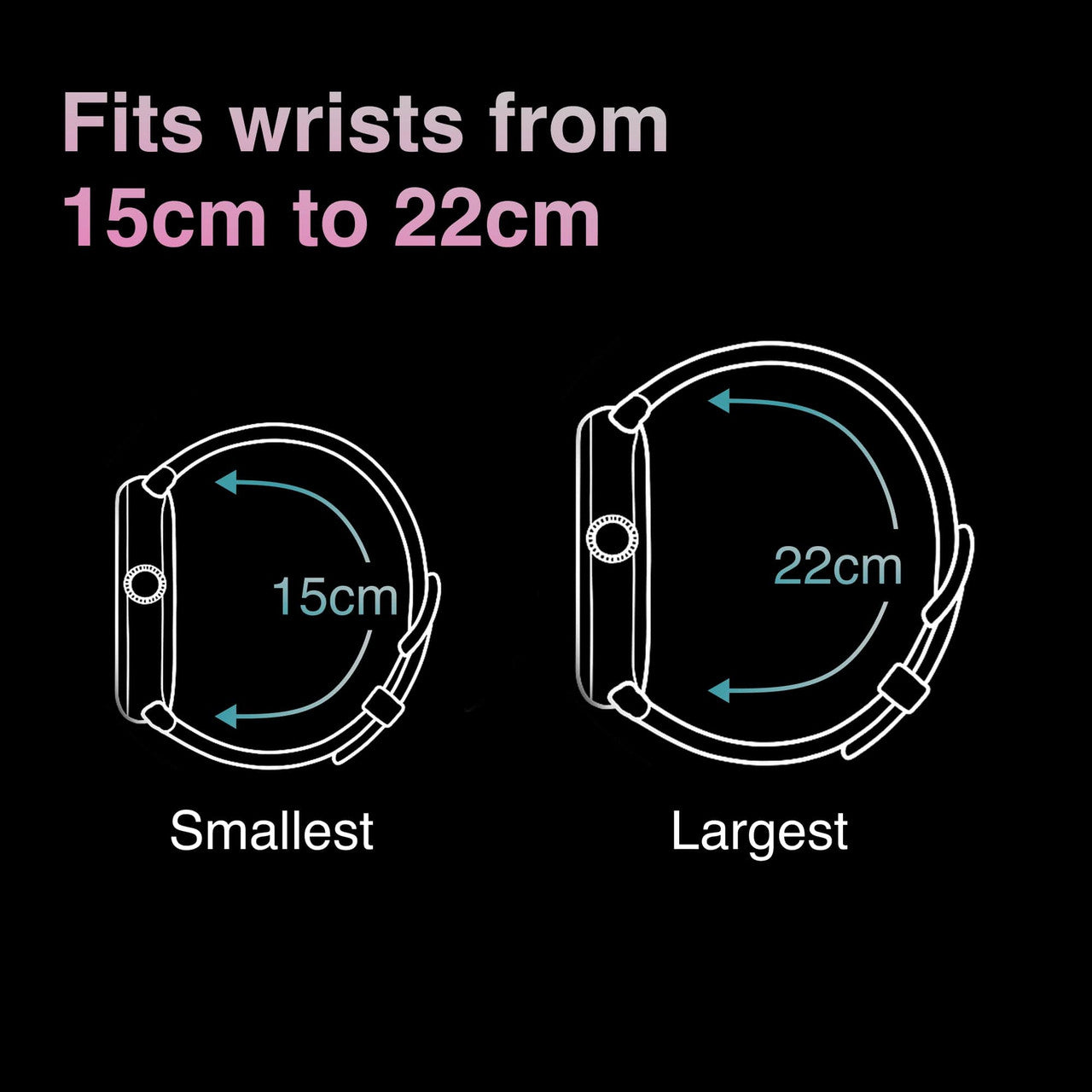 V-Fitness Smart Watch GPS and 2.1 inch Pink - Image 8