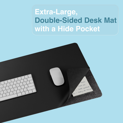 Laser Wireless Charging Desk Mat Black - Image 6