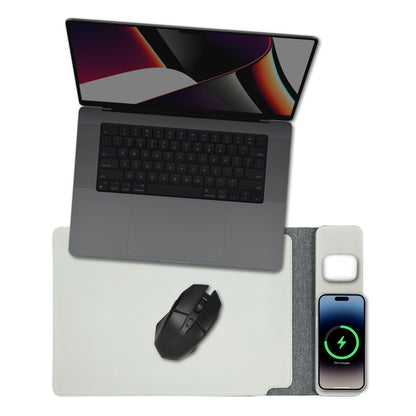 Laser Wireless Charging Laptop Sleeve Up to 16 Inch Grey - Image 8