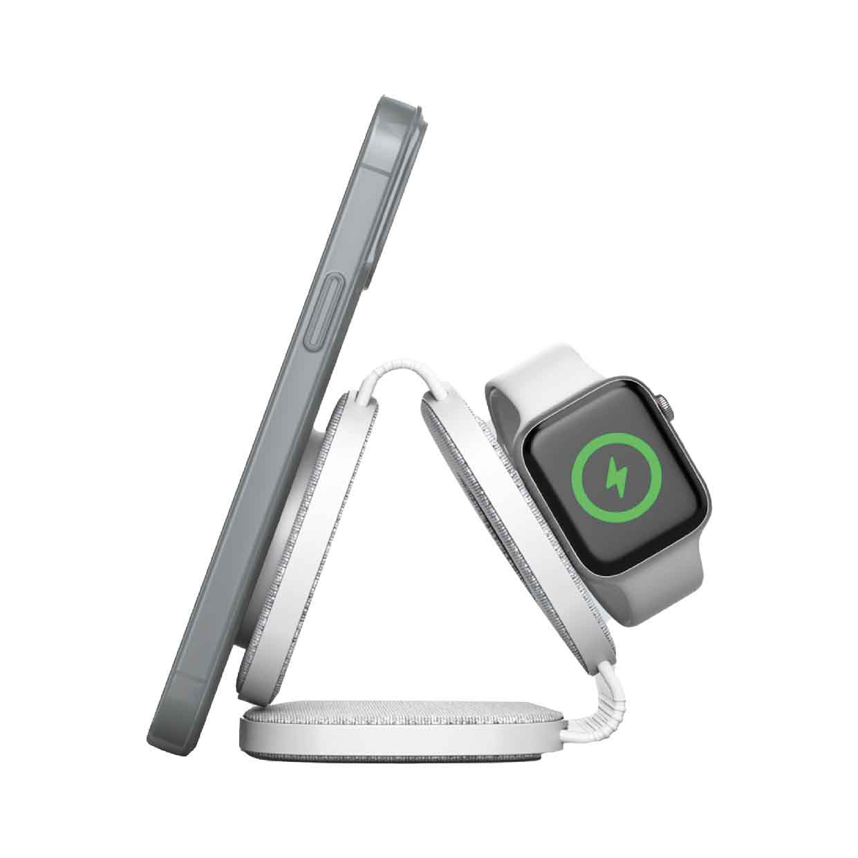 Laser 3-in-1 Travel Wireless Charging Pad for Apple - Image 8