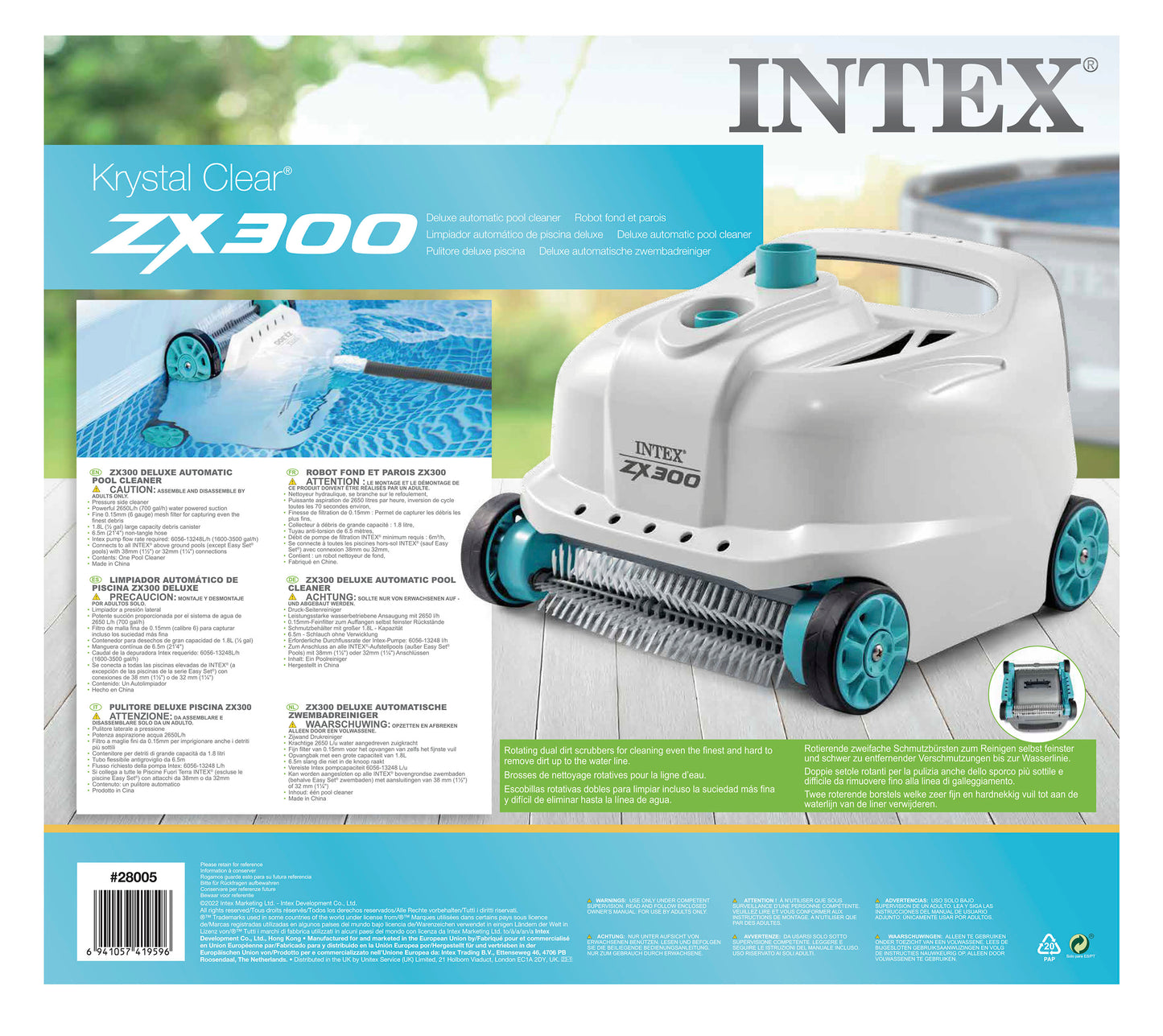 Intex Auto Above Ground Pool Cleaner Deluxe 28005 - Image 5