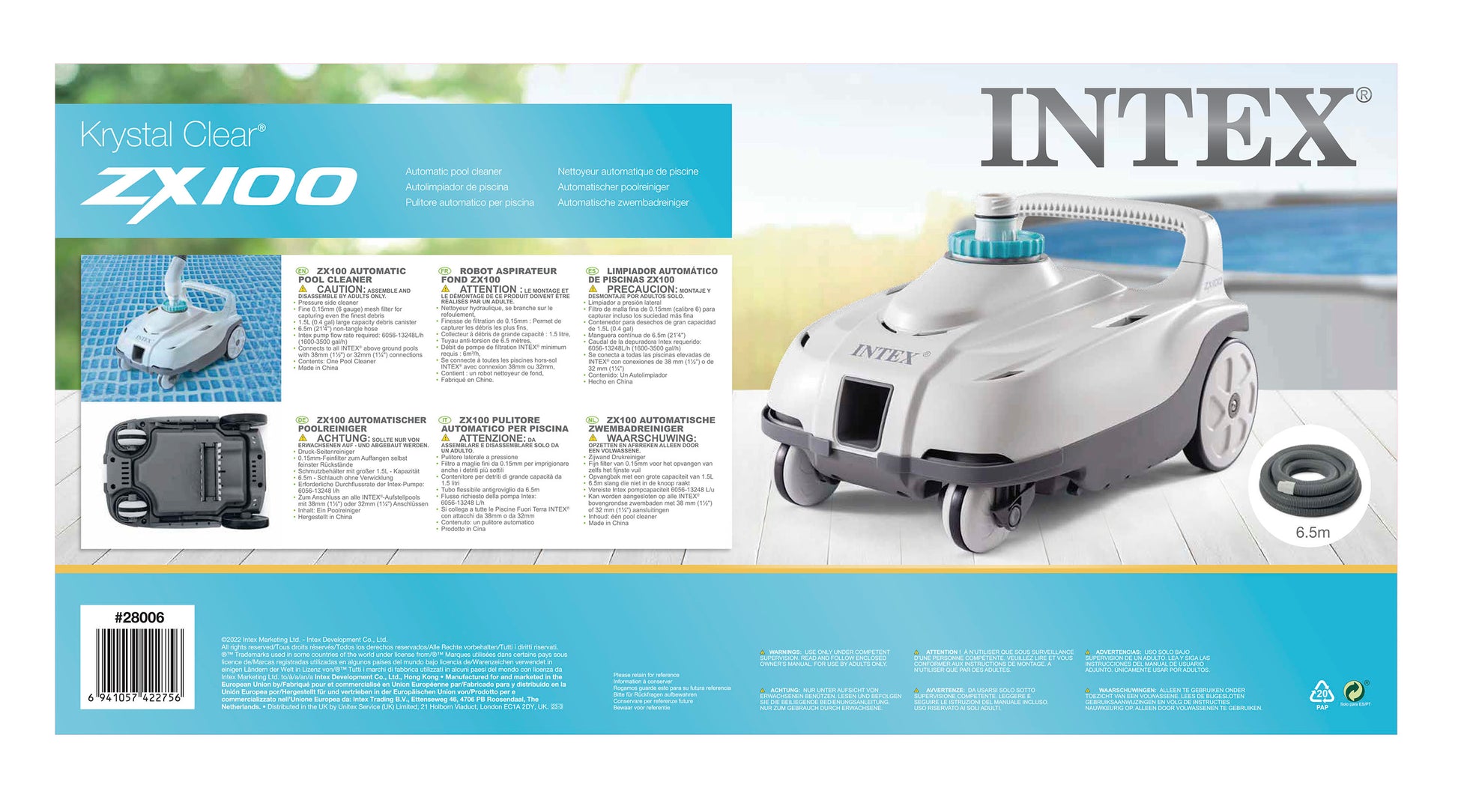 Intex Auto Above Ground Pool Cleaner 28006 for Intex Pools - Image 3