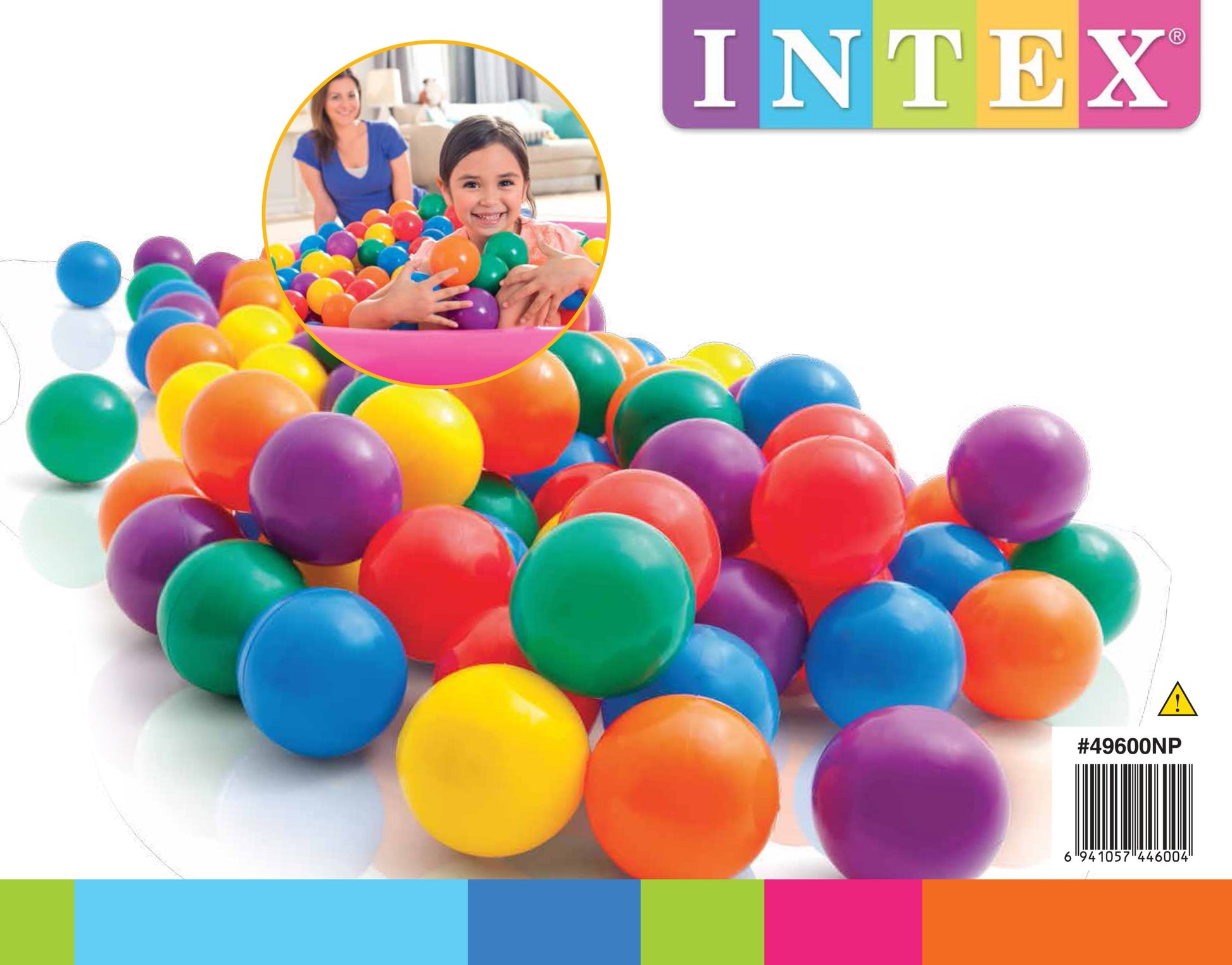 Intex Fun Ballz - 100 Count 49600 - Image 3