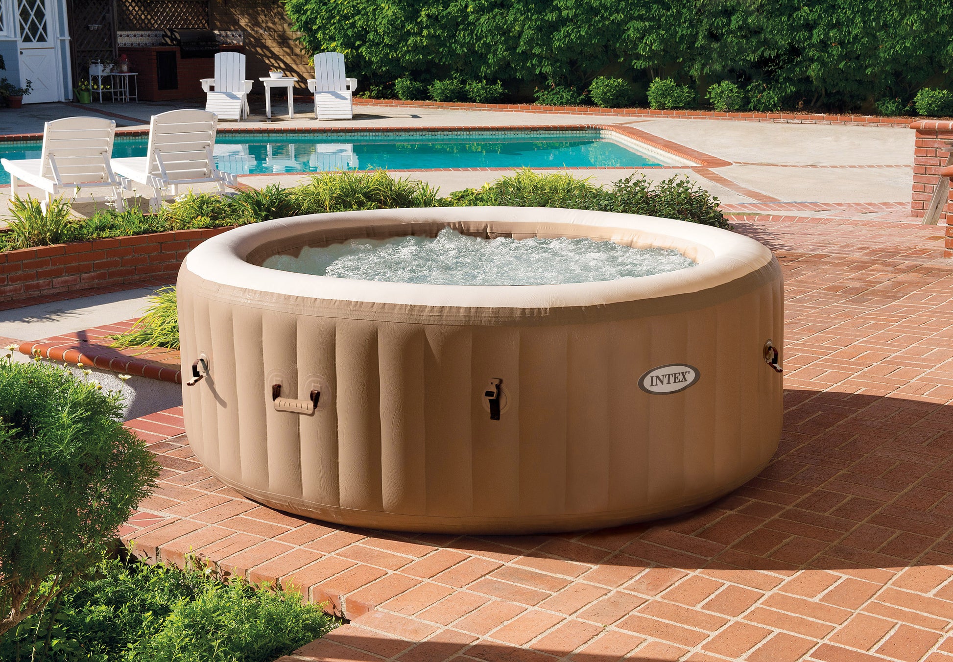 Intex PureSpa Bubble Massage 4 Person Spa 28426 - Image 2