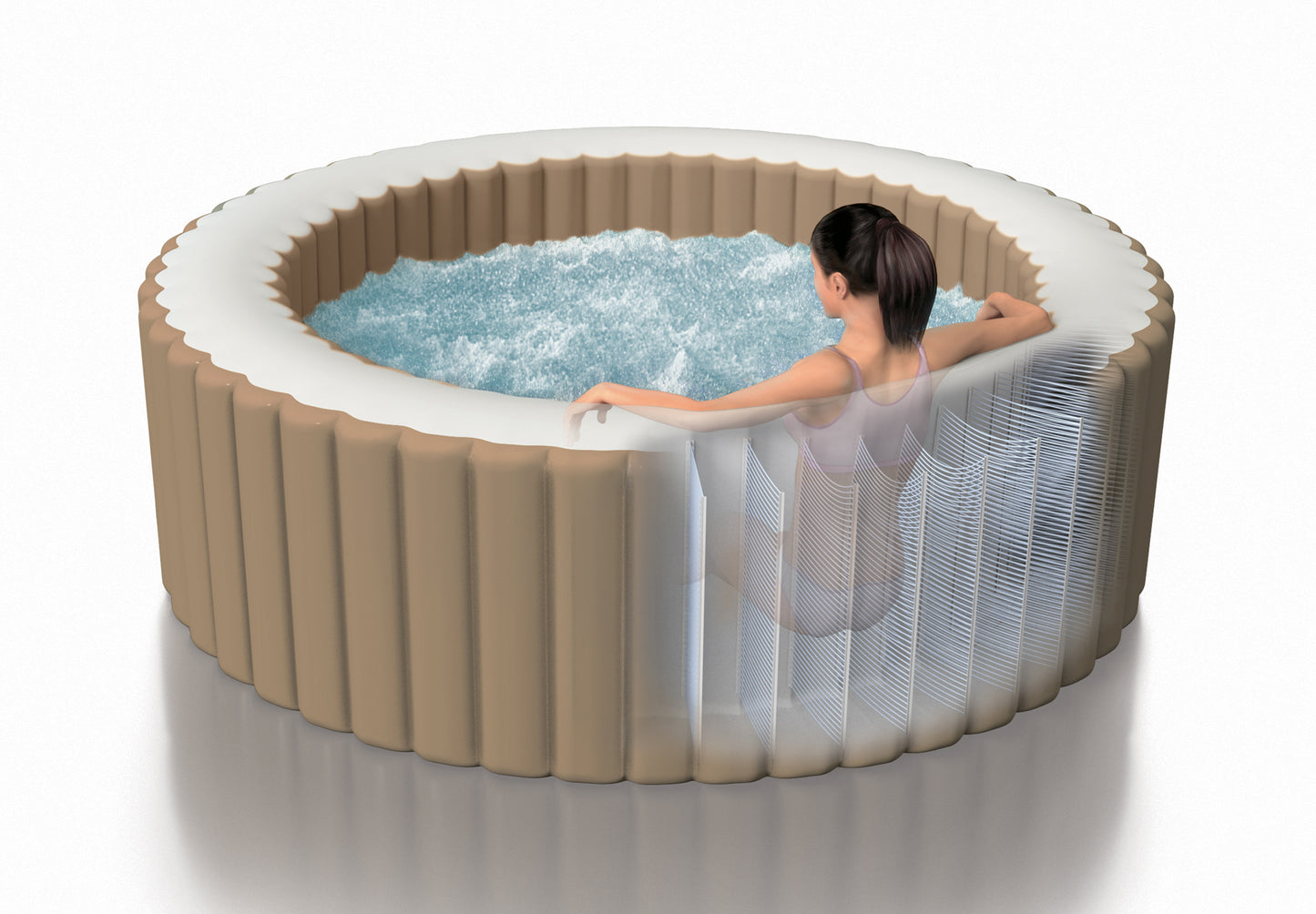 Intex PureSpa Bubble Massage 6 Person Spa 28428 - Image 4