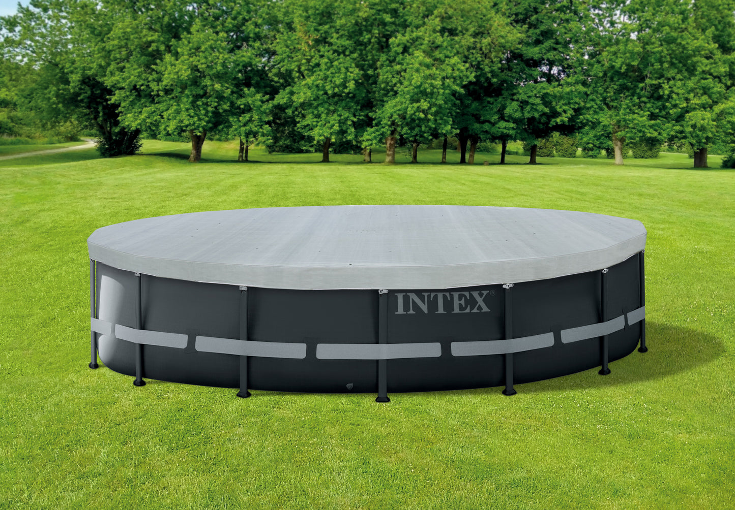 Intex Deluxe Pool Cover for 16' 4.88m Round Swimming Pools 28040 - Image 2