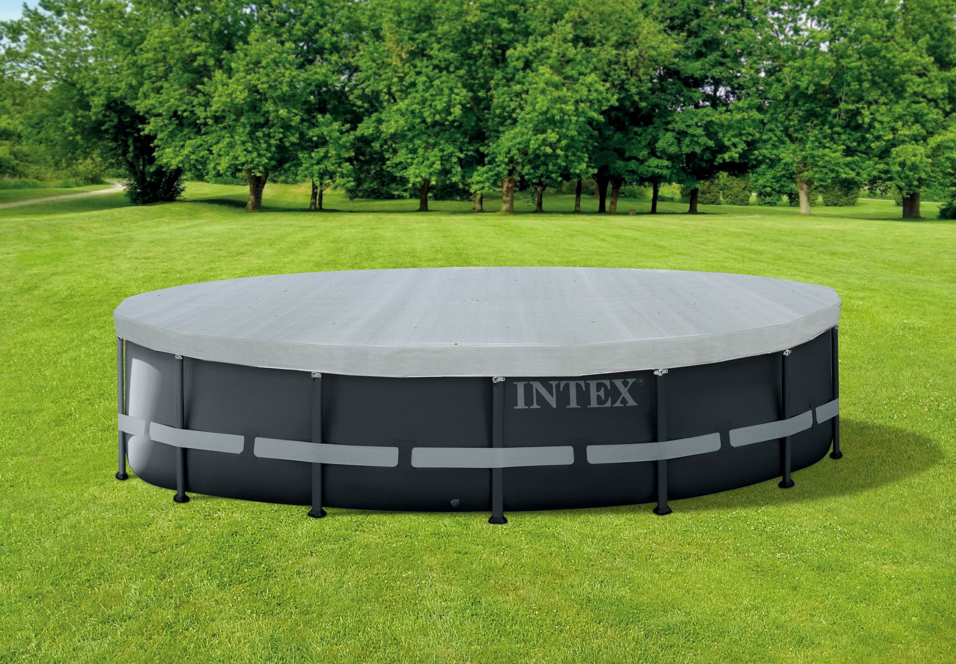 Intex Deluxe Pool Cover for 16' 4.88m Round Swimming Pools 28040 - Image 2