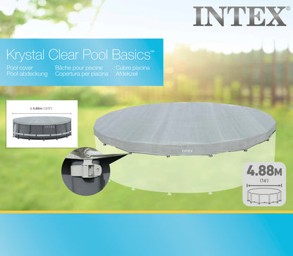 Intex Deluxe Pool Cover for 16' 4.88m Round Swimming Pools 28040 - Image 5