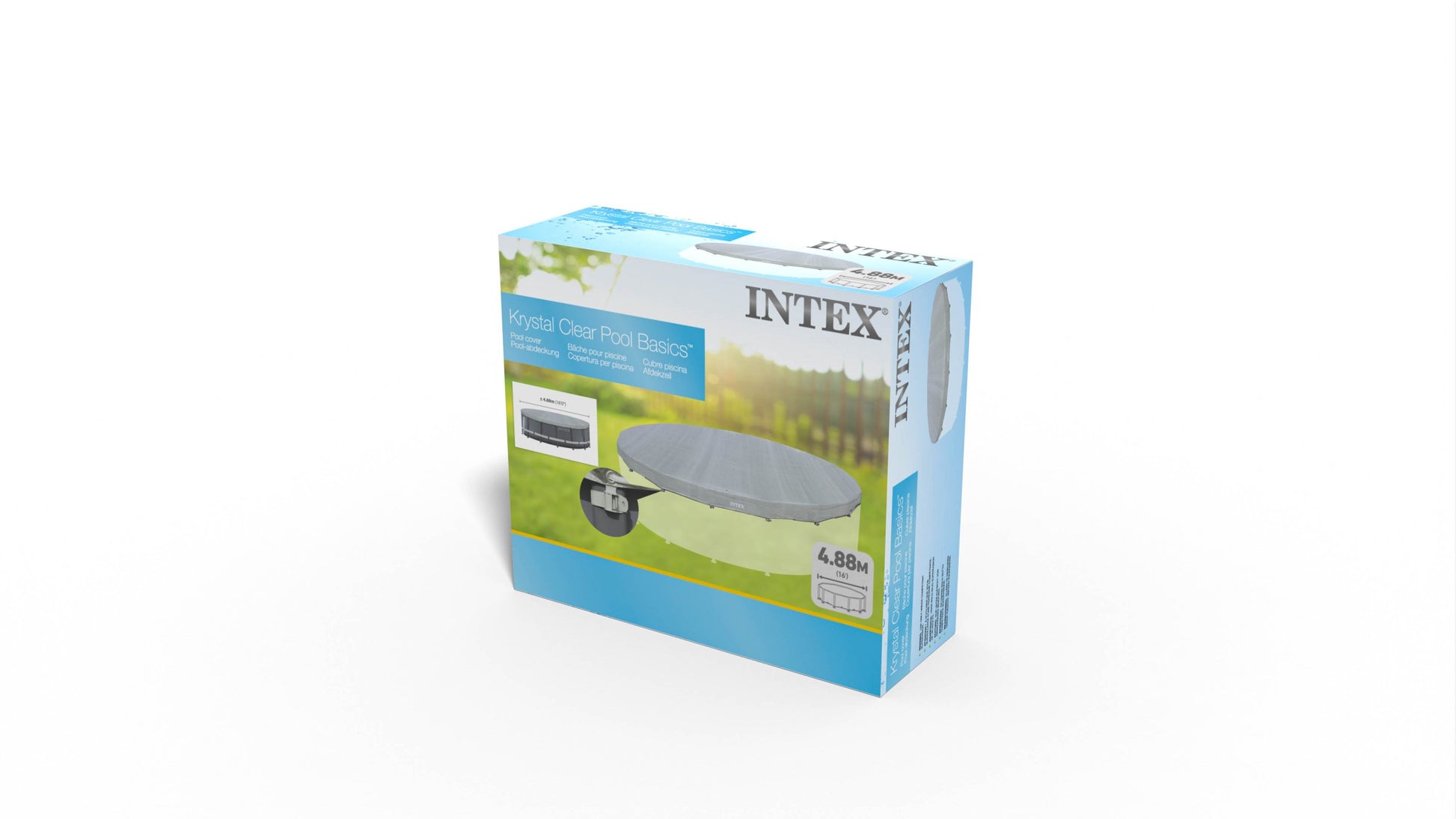 Intex Deluxe Pool Cover for 16' 4.88m Round Swimming Pools 28040 - Image 6