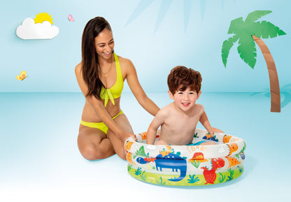 Intex Dino Buddies 3-Ring Inflatable Kiddie Pool 57106 - Image 4