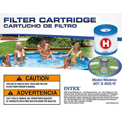 Intex 3 x Filter Cartridge replacement Size H INTEX FILTER PUMP 29007 - Image 4