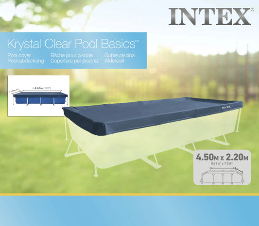 Intex Frame Pool Cover Rectangle  450cm 28039
