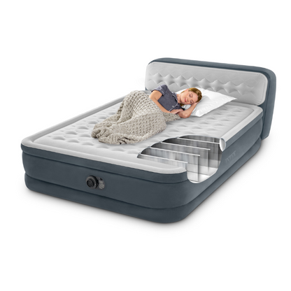 Intex Queen Deluxe Headboard Airbed 64448 - Image 3