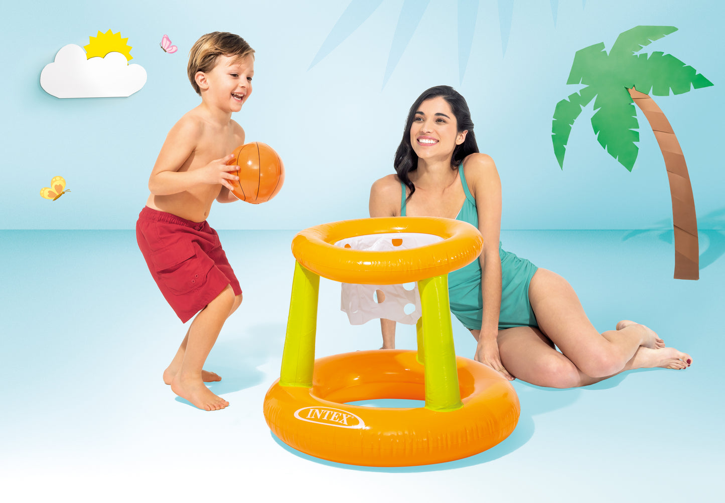 Intex Floating Hoops Basketball Game 58504 - Image 2