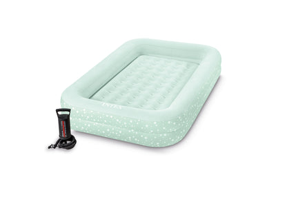 Intex Kidz Inflatable Travel Bed set with Hand Pump - Stars. Great for Travel 66810 - Image 3