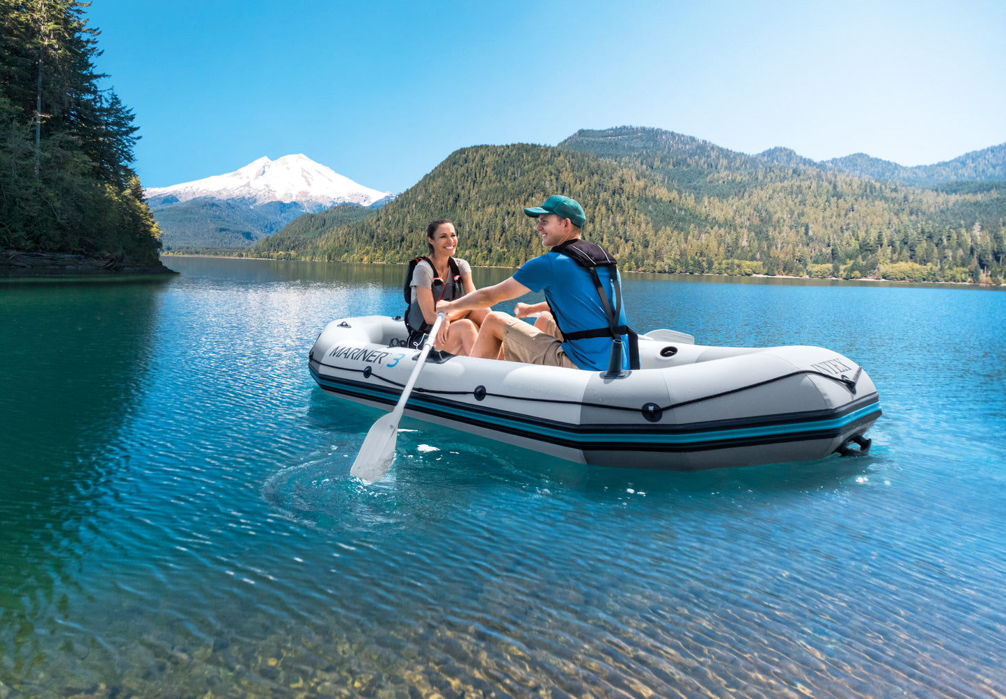 Intex Mariner 3 Boat Set 68373 - Image 2