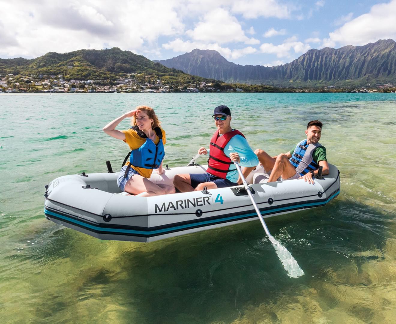 Intex Mariner 4 Boat Set 68376 - Image 2