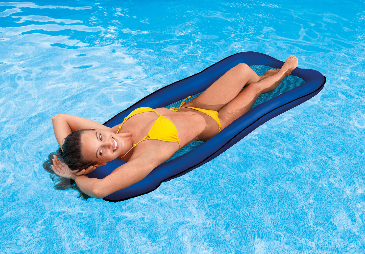 Intex Mesh Inflatable Pool Lounge - Great for Travel 58836 - Image 2