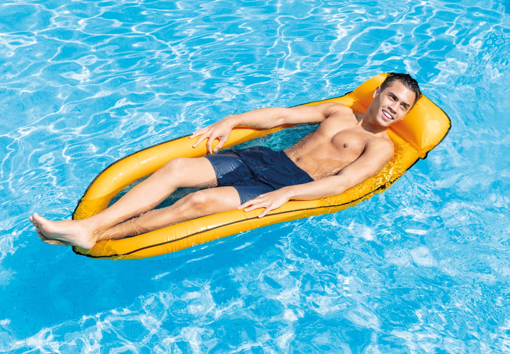 Intex Mesh Inflatable Pool Lounge - Great for Travel 58836 - Image 4