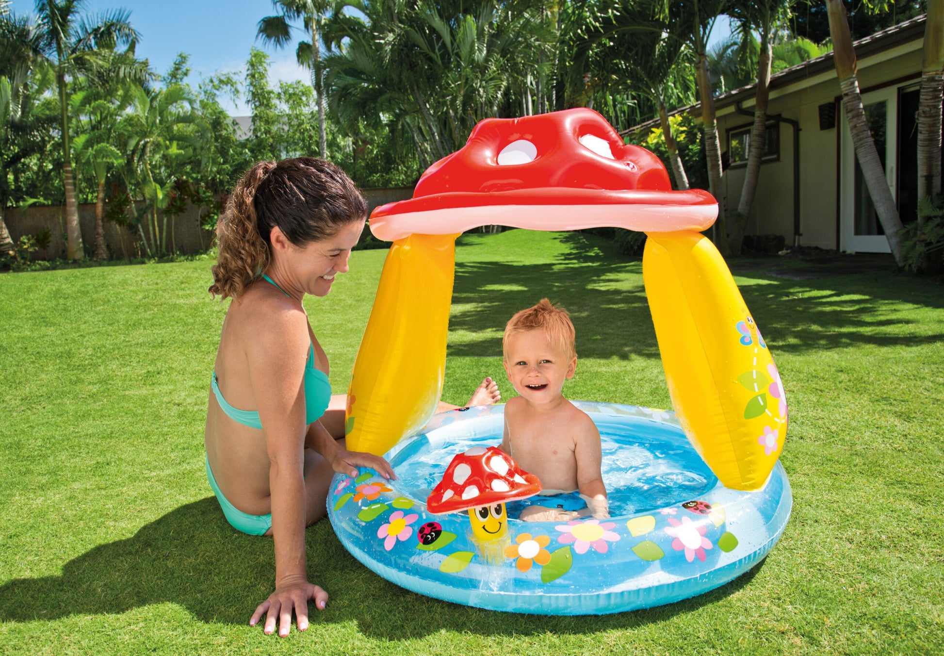 Intex Mushroom Inflatable Kiddie Pool 57114 - Image 2