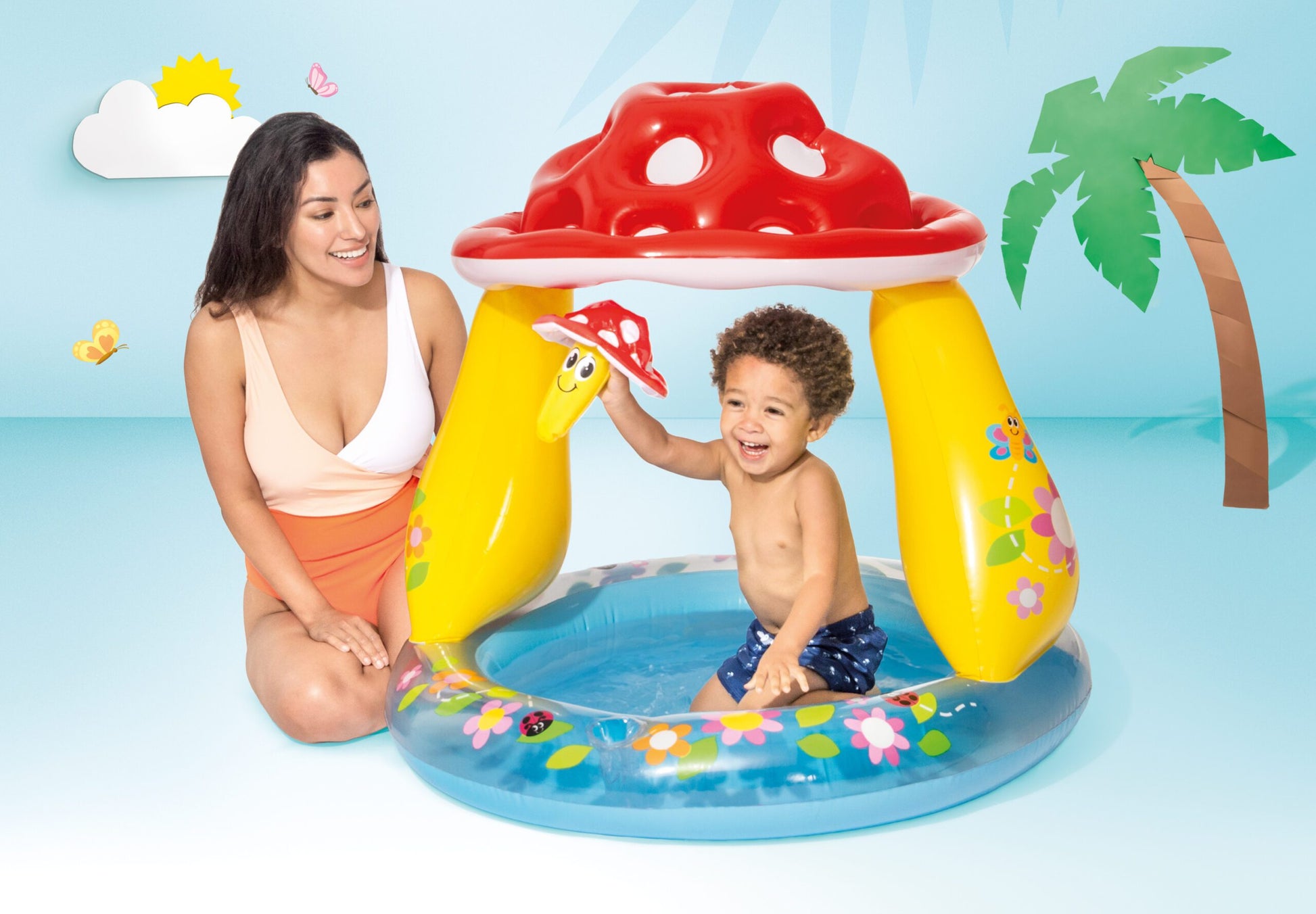 Intex Mushroom Inflatable Kiddie Pool 57114 - Image 3