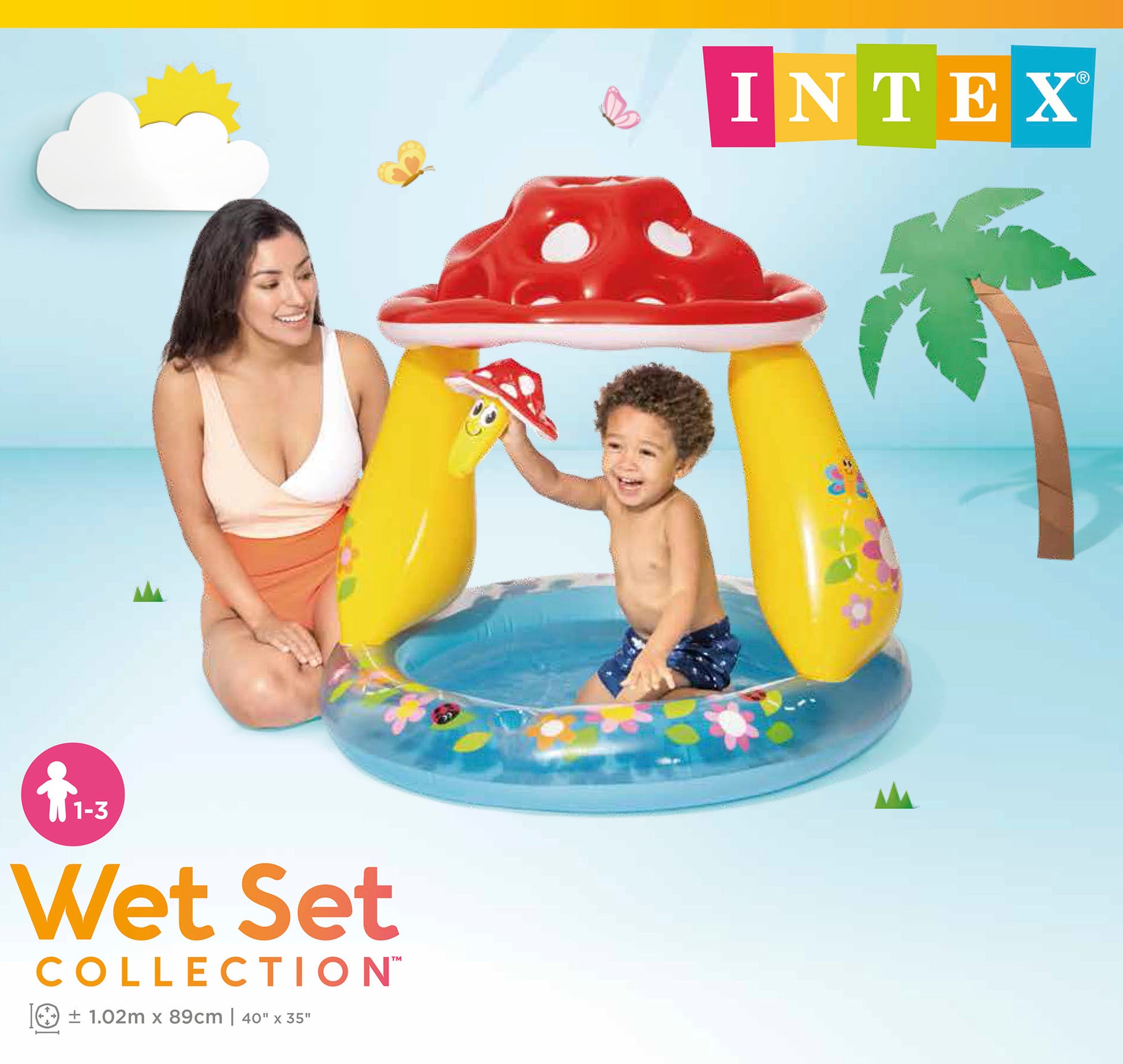 Intex Mushroom Inflatable Kiddie Pool 57114 - Image 4