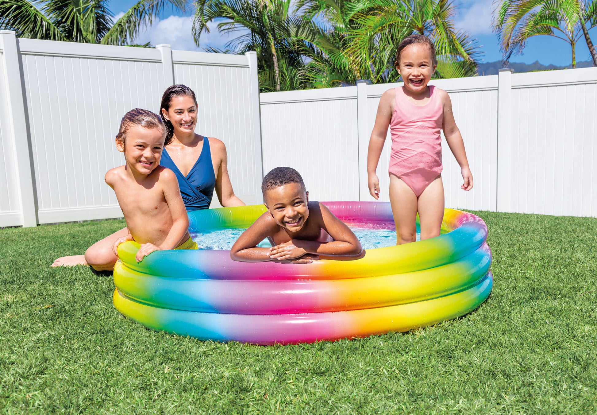 Intex RAINBOW OMBRE POOL 147cm 58439 - Image 2