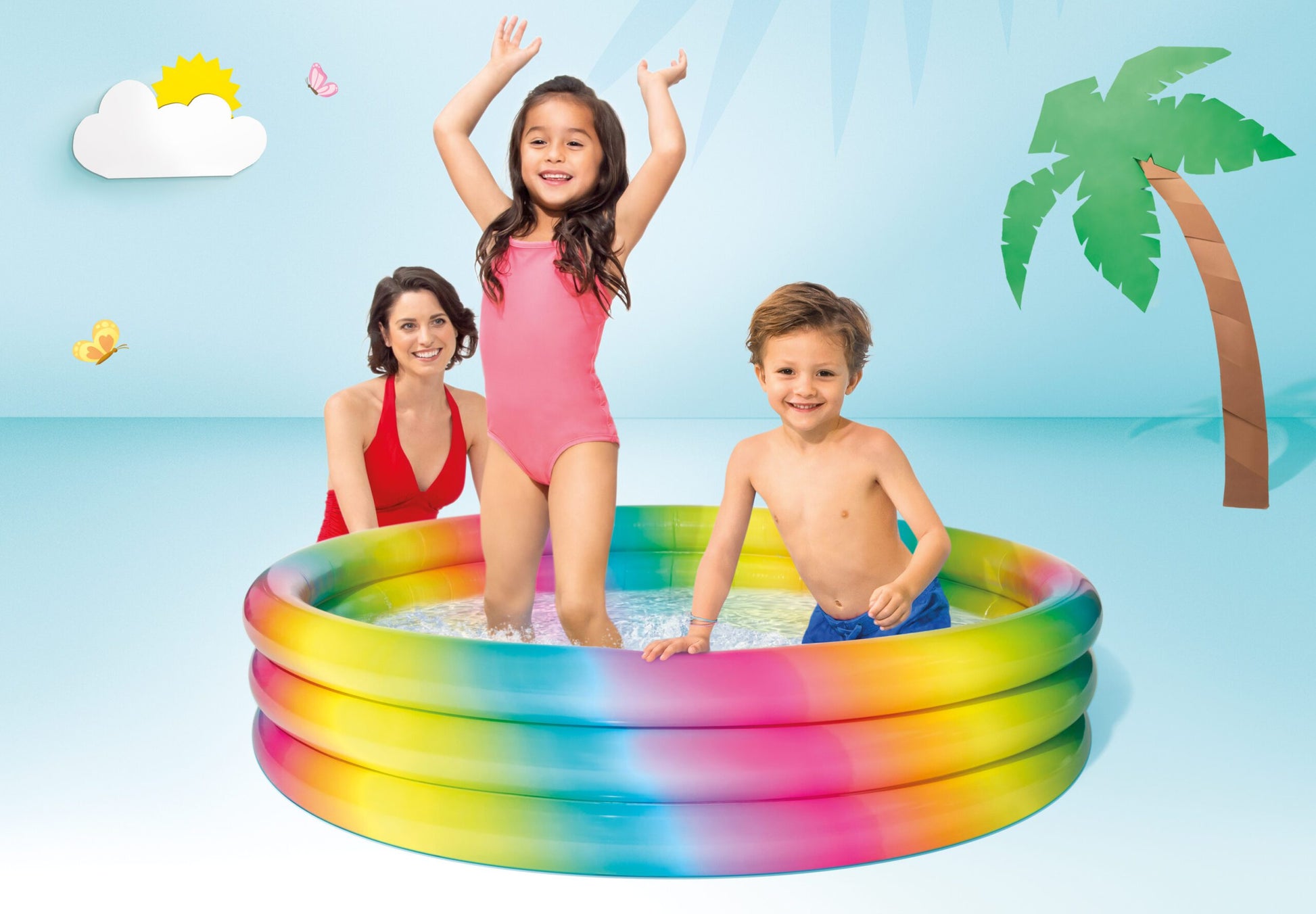 Intex RAINBOW OMBRE POOL 147cm 58439 - Image 3