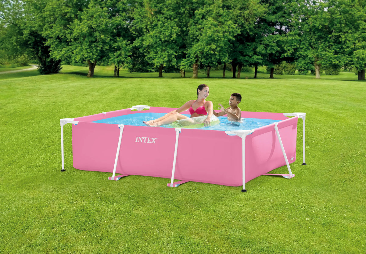 Intex Pink Rectangular Frame Pool 28266 - Image 2