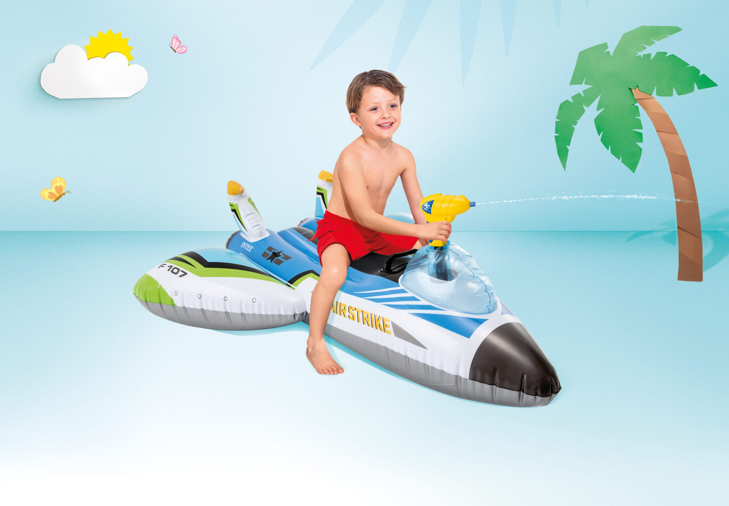 Intex Water Gun Plane Ride-On Pool Toy 57536 - Image 4