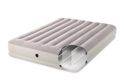 Intex Queen Dura-Beam Prestige Mid-Rise Airbed w/ USB150 Pump- 64179 - Image 5