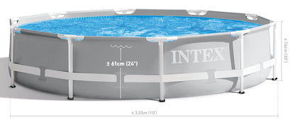 Intex PRISM 10' Metal Frame Above Ground Pool - 305cm x 76cm 26702 - Image 5