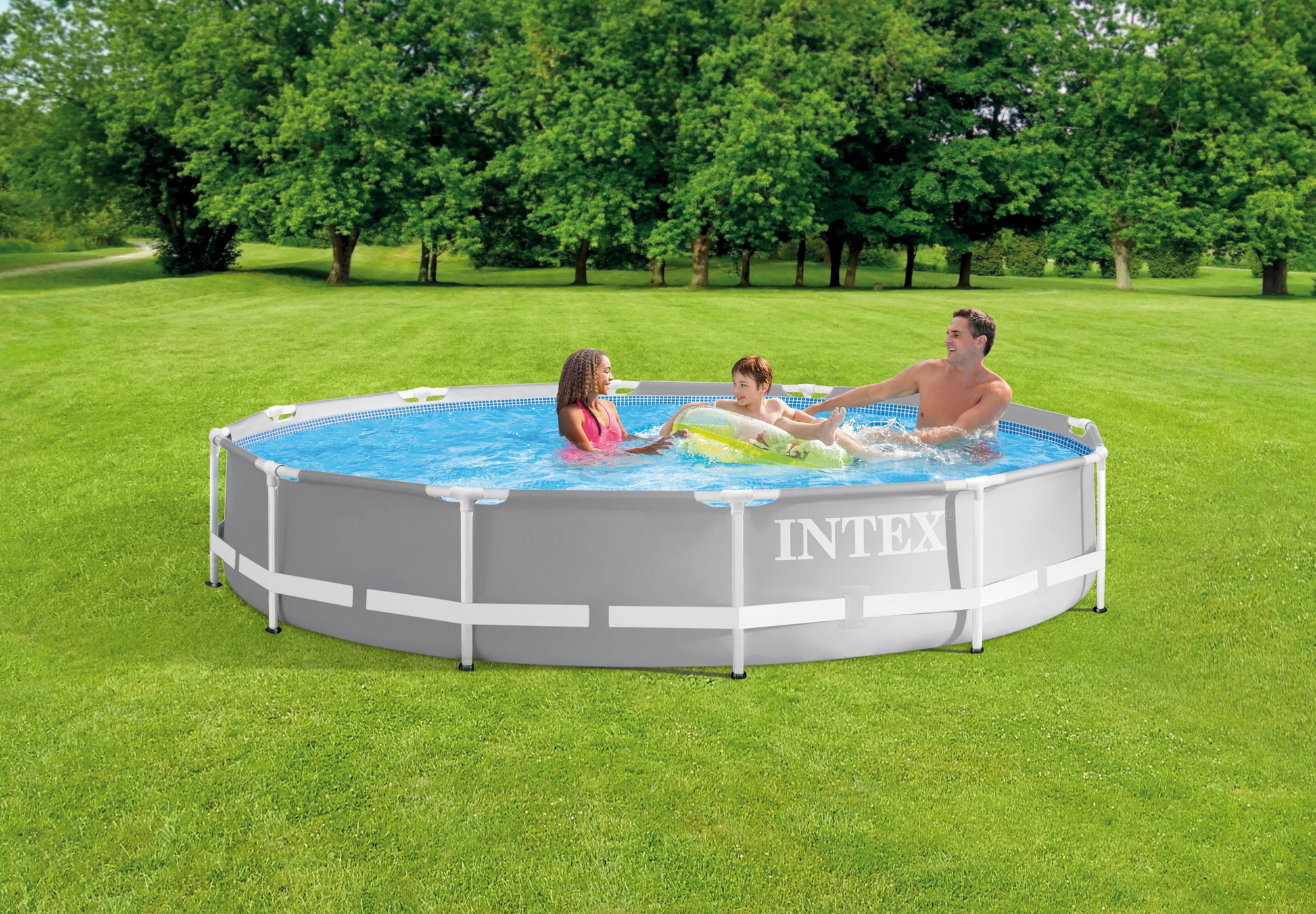 Intex PRISM 12' Metal Frame Above Ground Pool - 366cm x 76cm 26712 - Image 3