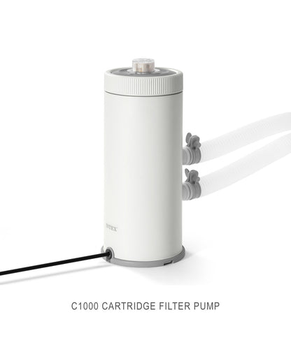 Intex C1000 Cartridge Filter Pump W/ GFCI 3785/h 26638 New Model for 2025 - Image 3