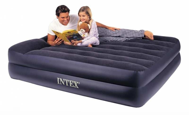 Intex Queen Pillow Rest Airbed with 240v pump 64124 - Image 3