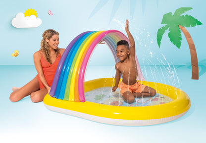 Intex Rainbow Arch Inflatable Spray Kiddie Pool 57156 - Image 3