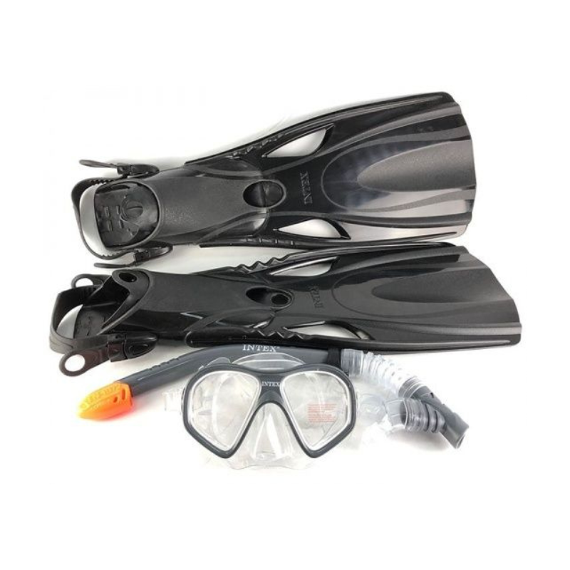 Intex Mask Snorkel and Fin Set Reef Rider Set 55657 - Image 2