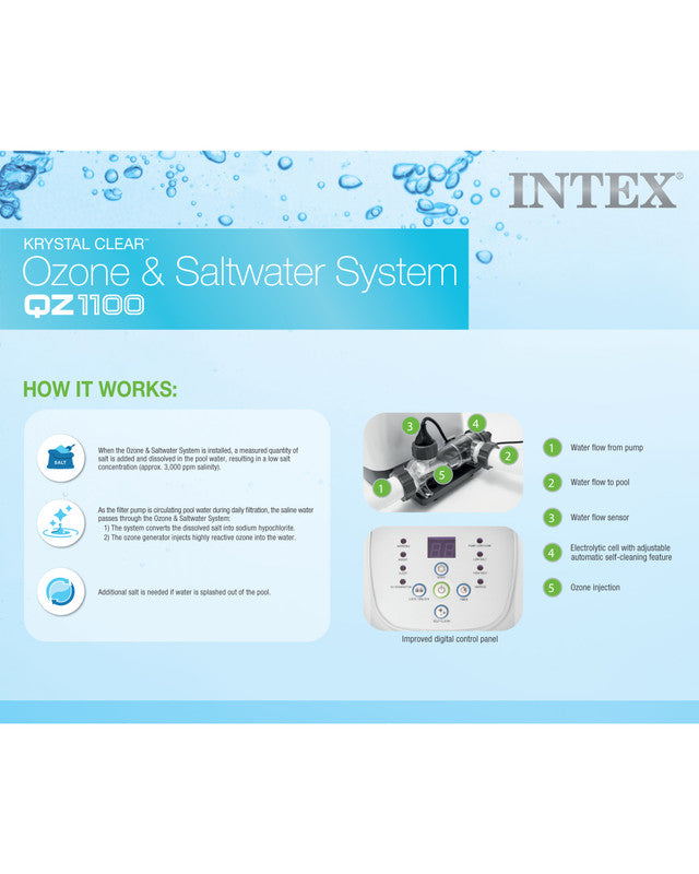 Krystal Clear Ozone and Saltwater Pool Chlorine System QZ1100 - 60,000 Litres 26666 - Image 6