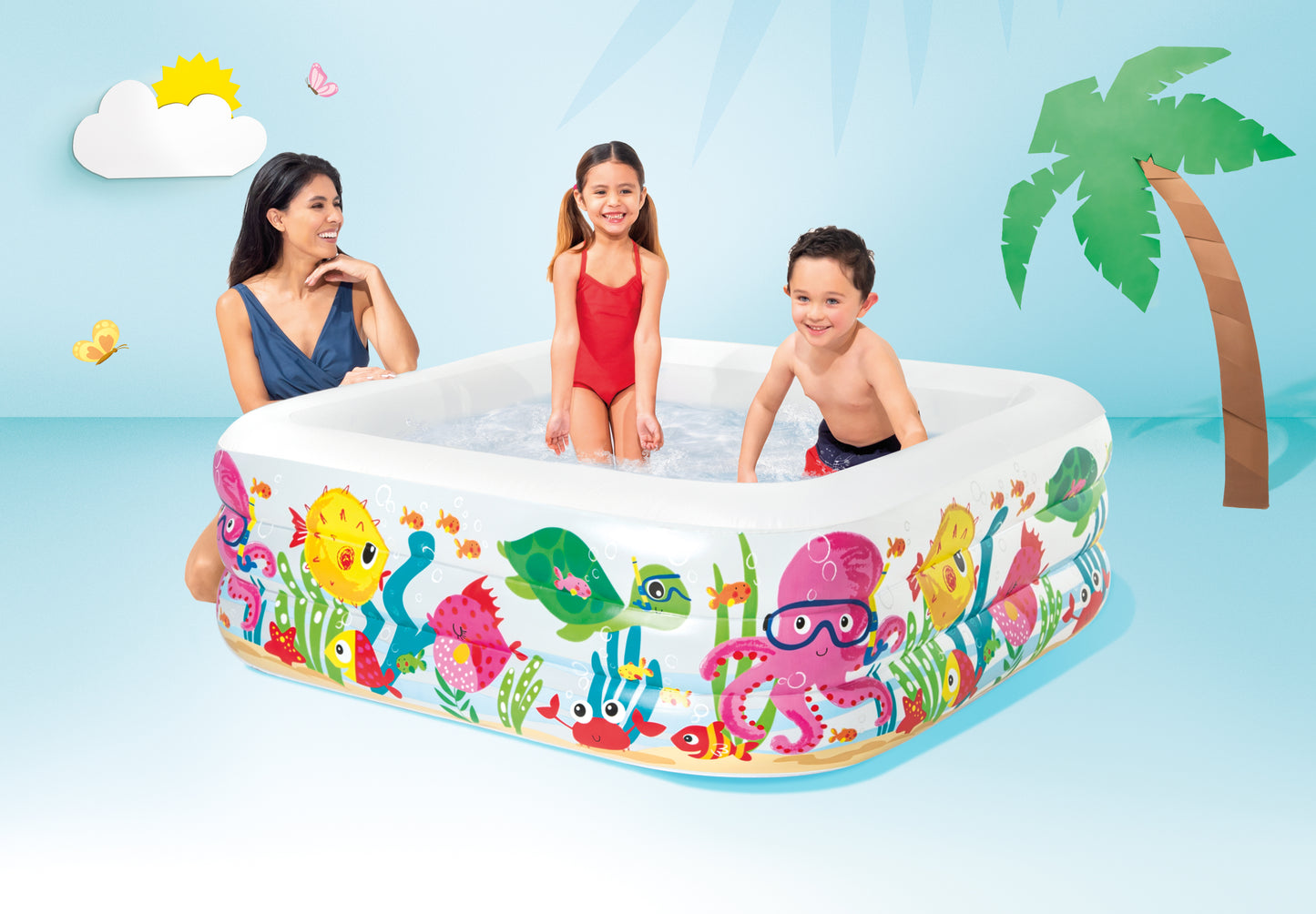 INTEX Sea Aquarium Pool 159cm x 159cm x 50cm 57471 - Image 2