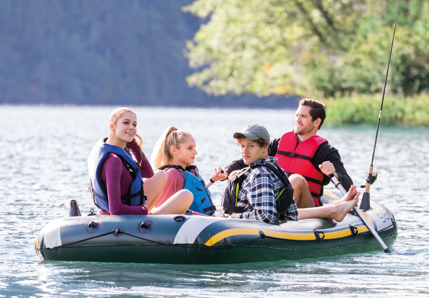 Intex Seahawk 4 Boat Set 68351 - Image 7