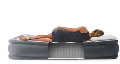 Intex Single (Twin) Deluxe Airbed  33cm 67766 - Image 6