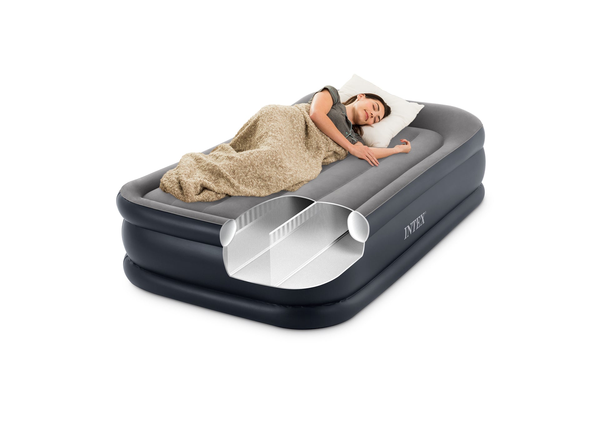 Intex Single (Twin) Plus Series Airbed 42cm 64132 - Image 3