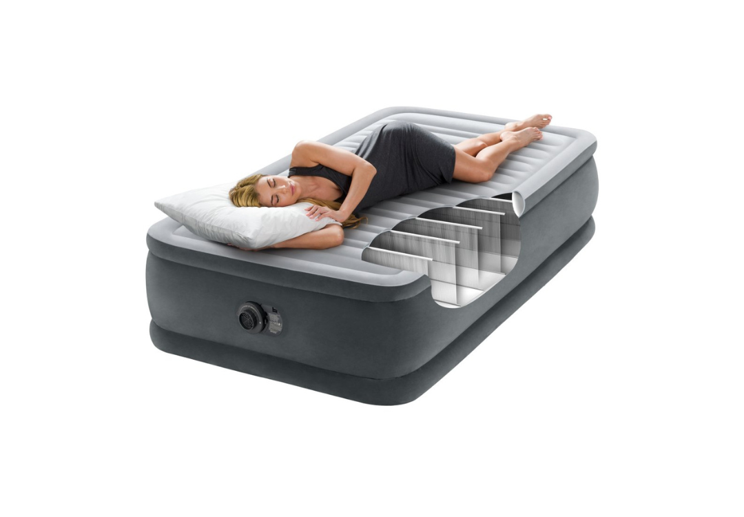 Intex Single (Twin) Deluxe Air Bed 46cm 64412 - Image 3