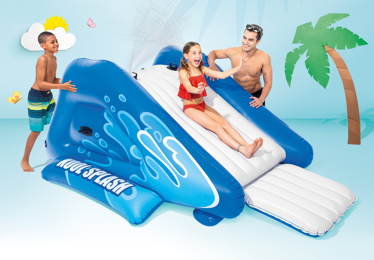 Intex Kool Splash Inflatable Water Slide with Spray 58849 - Image 8