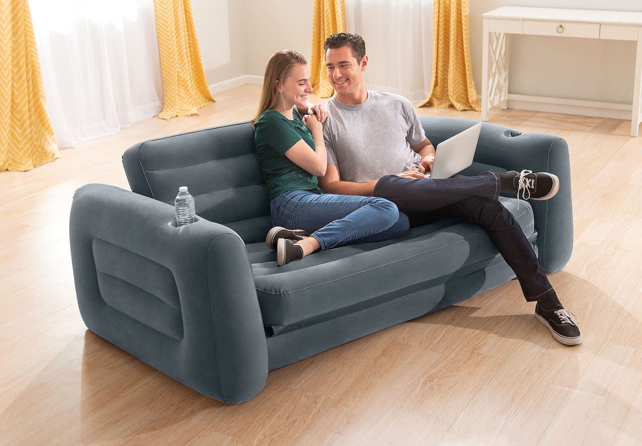 Intex Pull Out Sofa Queen Bed 66552 - Image 2