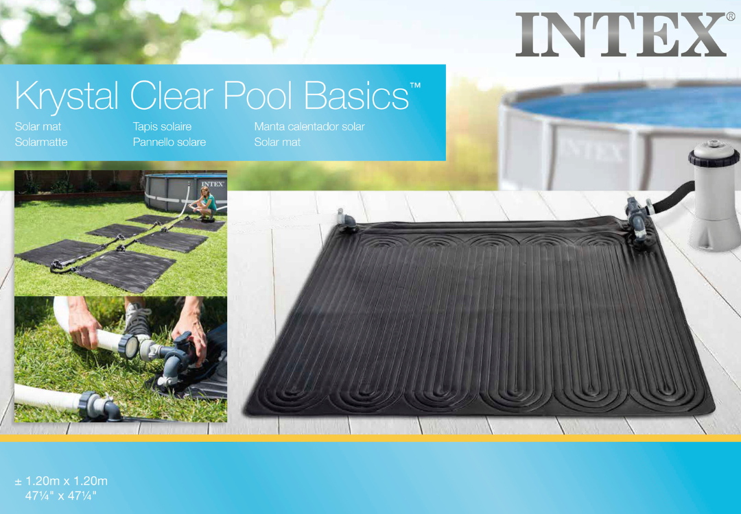 Intex Solar Heating Pool Mat for Above Ground Pools 28685 - Image 3