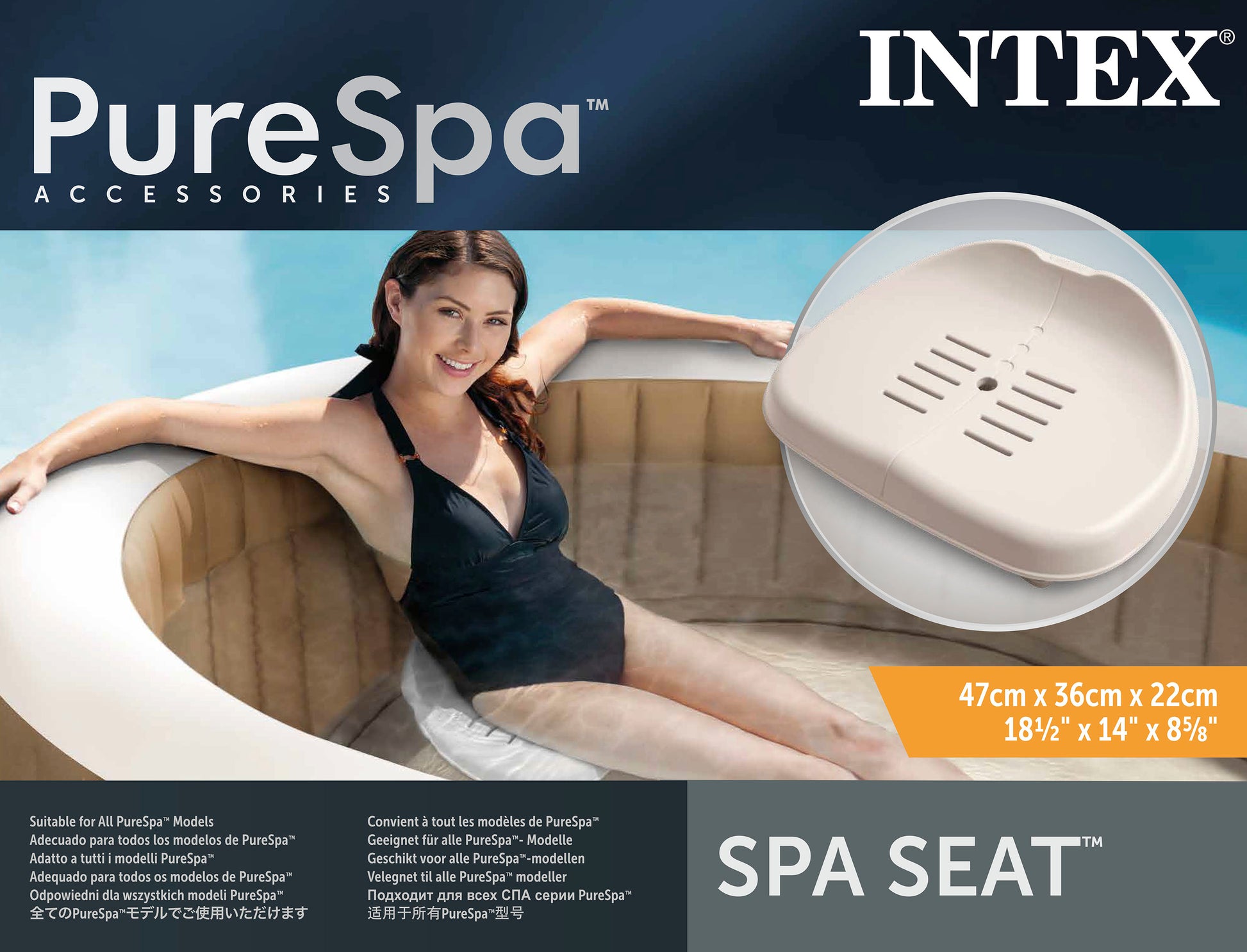 Intex Pure Spa Slip Resistant Removable Seat 28502 - Image 5