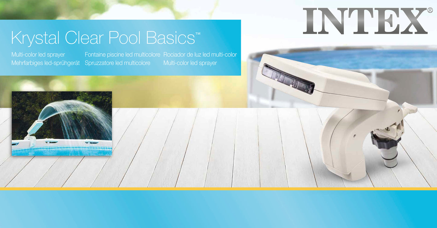 Intex Multi-Color LED Pool Sprayer 28089 - Image 2
