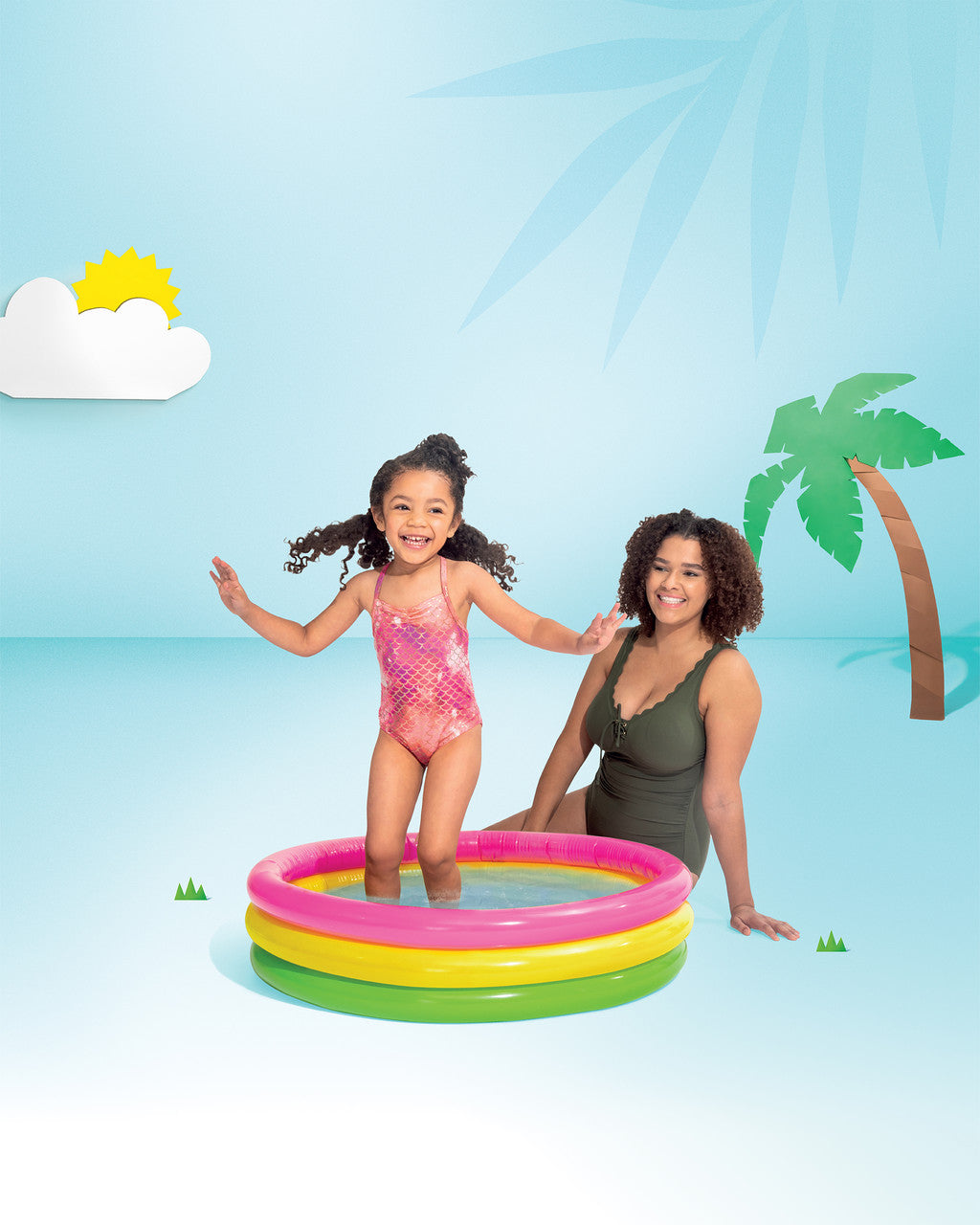 Intex Sunset Glow Kiddie Pool 86cm x 25cm - 58924 - Image 4