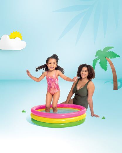 Intex Sunset Glow Kiddie Pool 86cm x 25cm - 58924 - Image 4